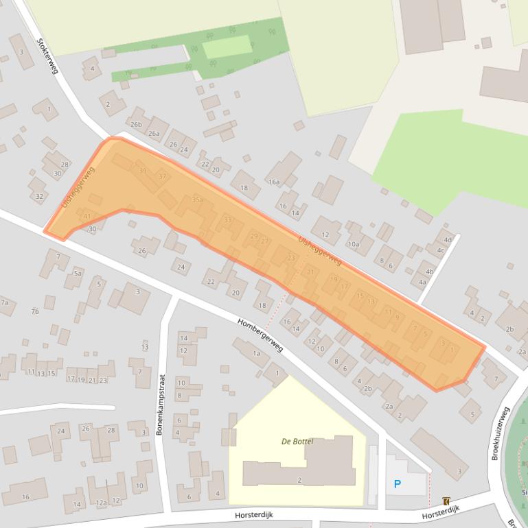 Kaart van postcodegebied 5973PC.