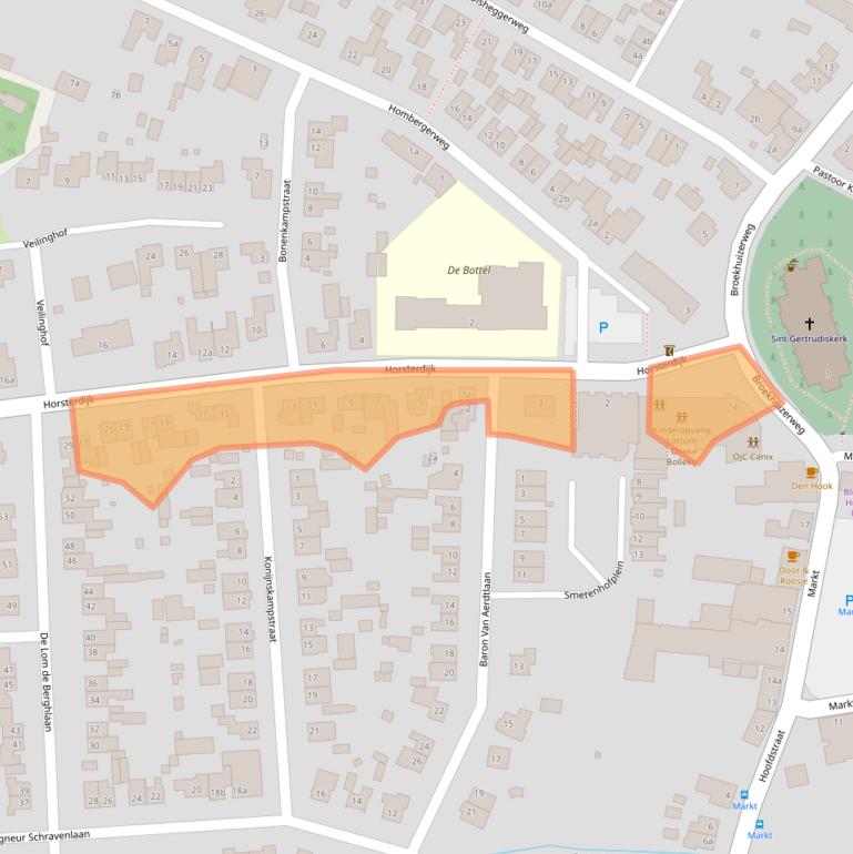 Kaart van postcodegebied 5973PL.