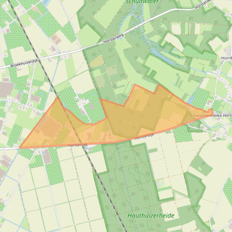 Kaart van postcodegebied 5973PR.