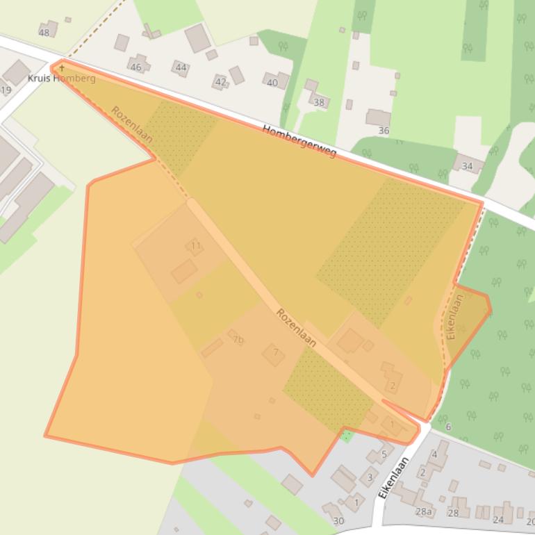 Kaart van postcodegebied 5973PT.