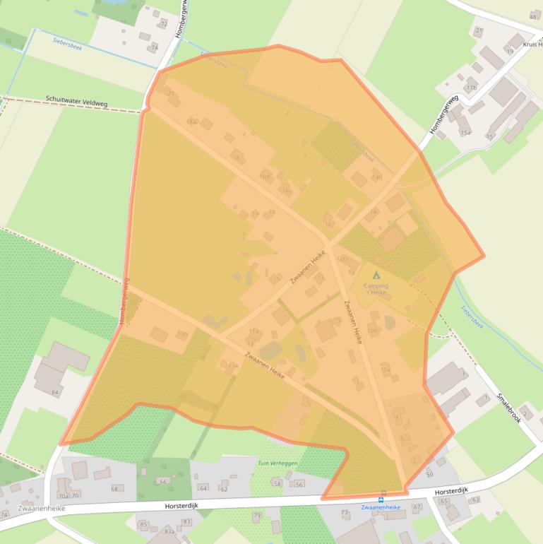 Kaart van postcodegebied 5973PV.