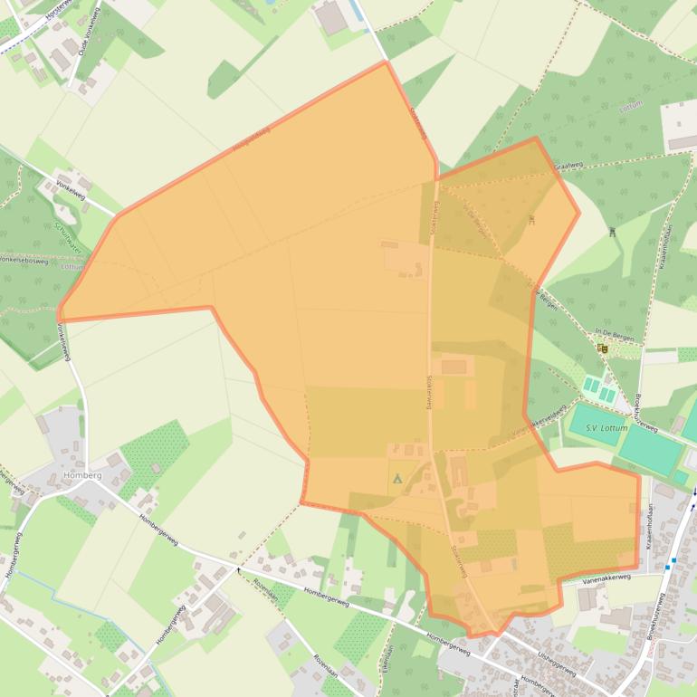Kaart van postcodegebied 5973PW.