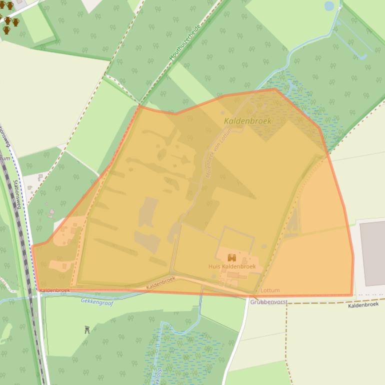 Kaart van postcodegebied 5973RJ.