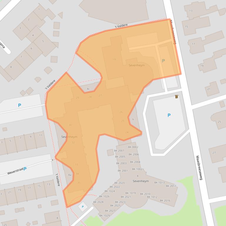 Kaart van postcodegebied 5975CH.