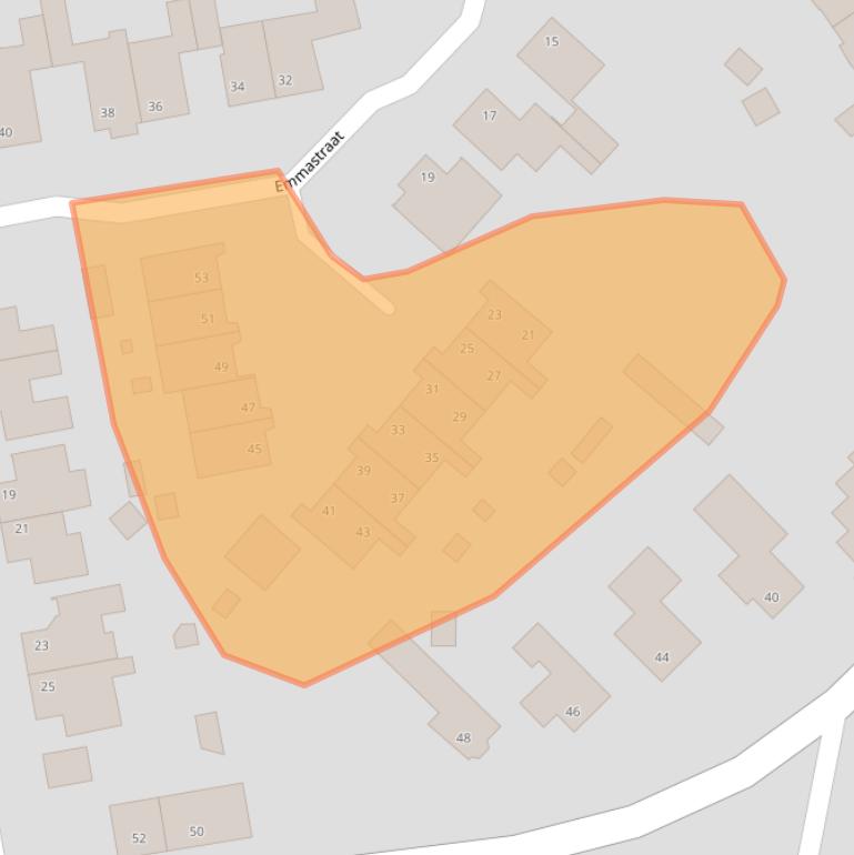 Kaart van postcodegebied 5975CN.