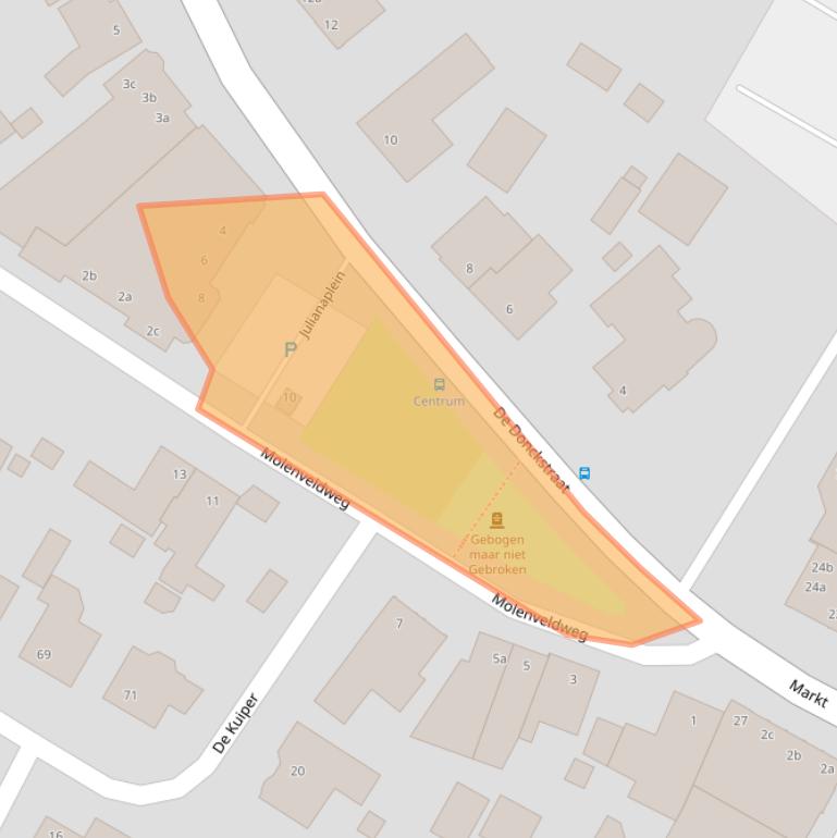 Kaart van postcodegebied 5975DB.