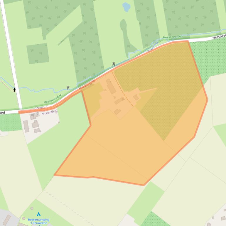 Kaart van postcodegebied 5975NJ.