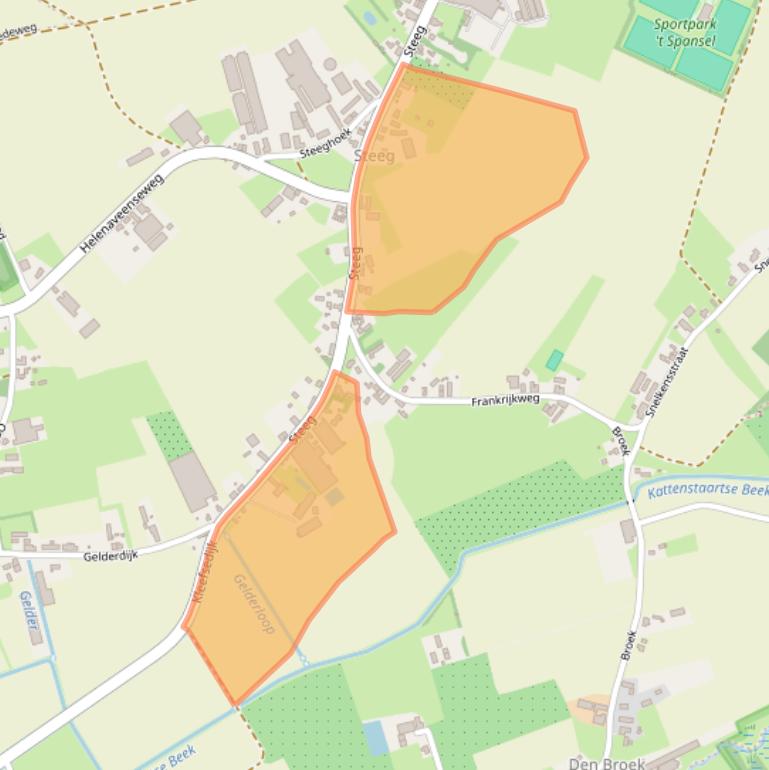 Kaart van postcodegebied 5975NN.