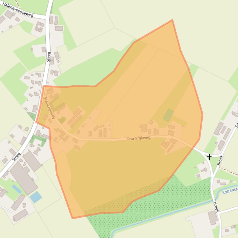 Kaart van postcodegebied 5975PC.