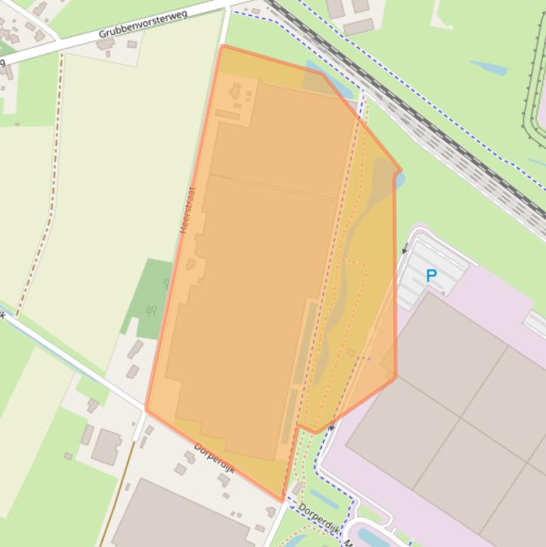 Kaart van postcodegebied 5975PW.