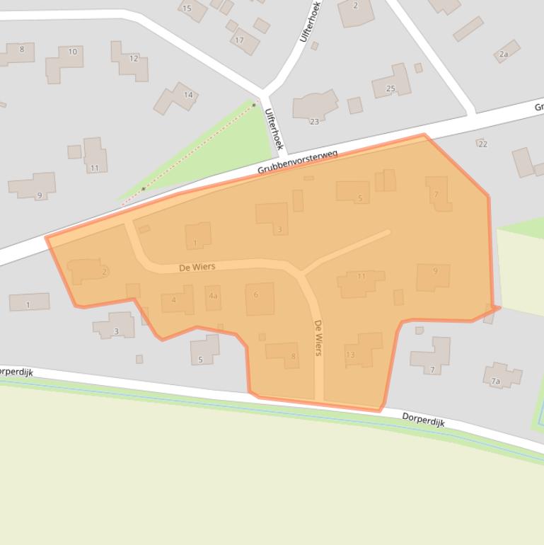 Kaart van postcodegebied 5975PX.