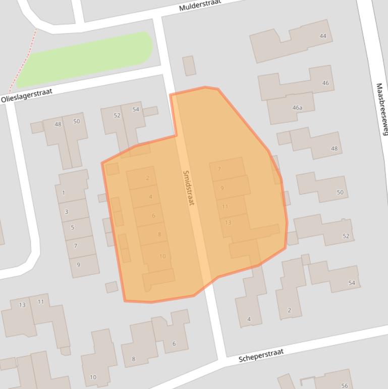 Kaart van postcodegebied 5975VL.