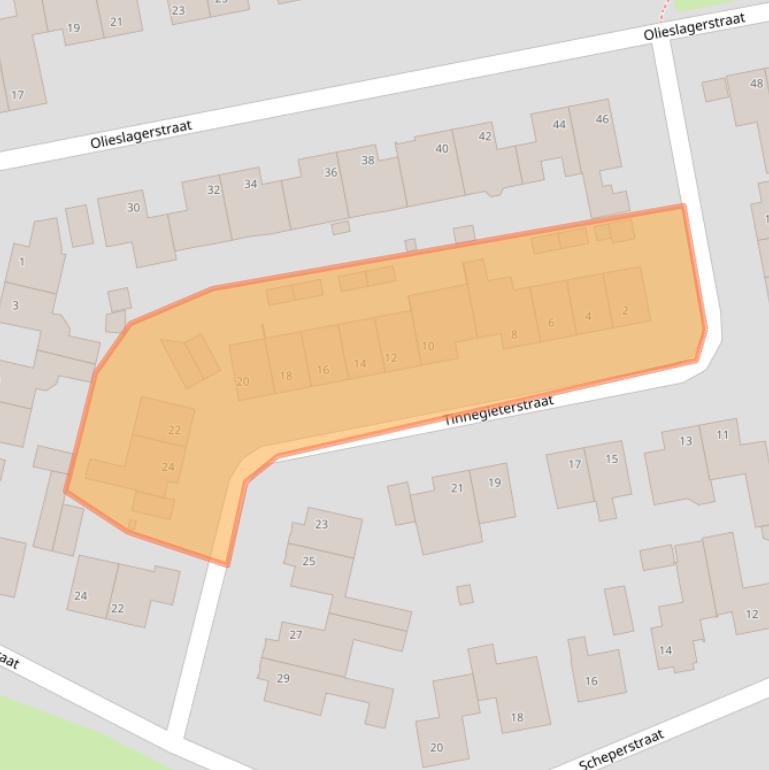 Kaart van postcodegebied 5975VN.