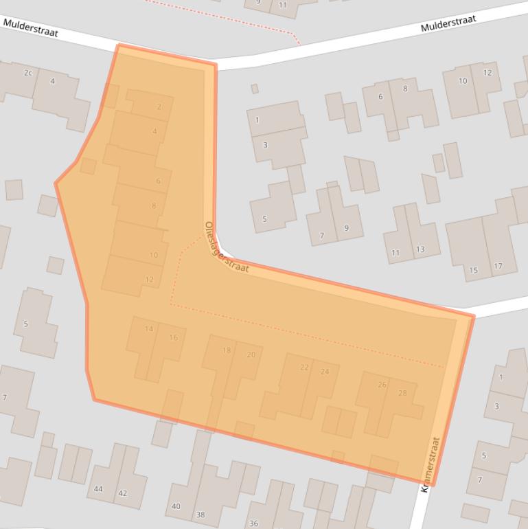 Kaart van postcodegebied 5975VR.
