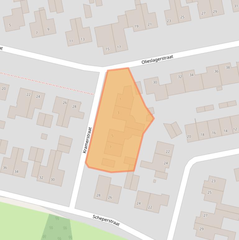 Kaart van postcodegebied 5975VT.