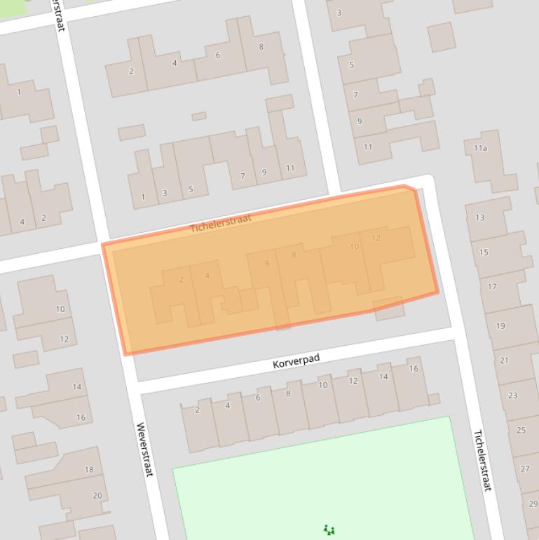 Kaart van postcodegebied 5975XB.