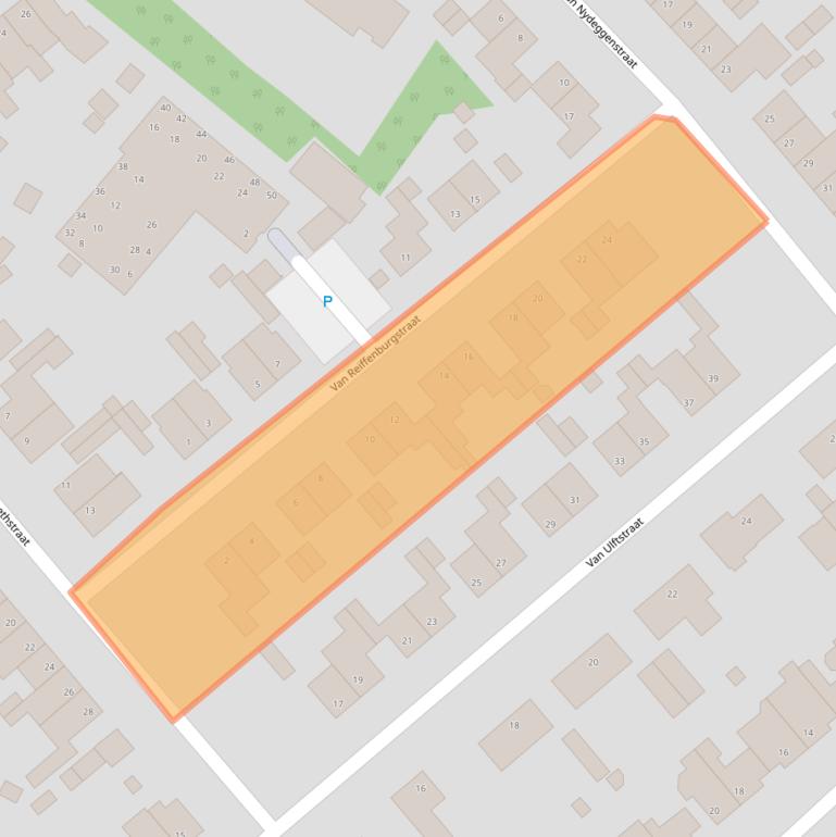 Kaart van postcodegebied 5975XT.