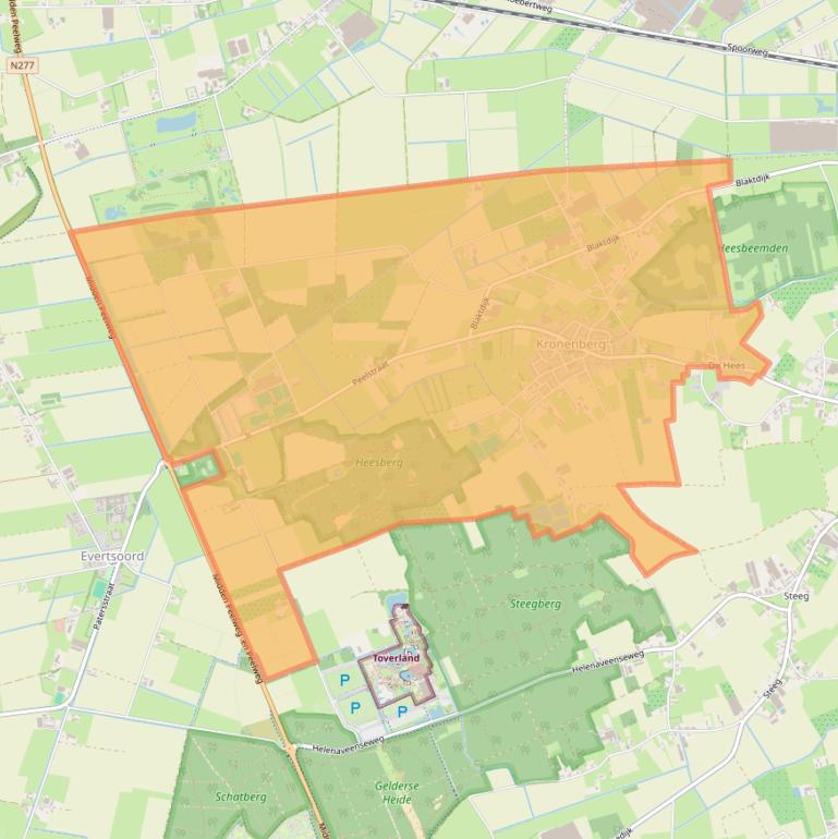 Kaart van postcodegebied 5976.