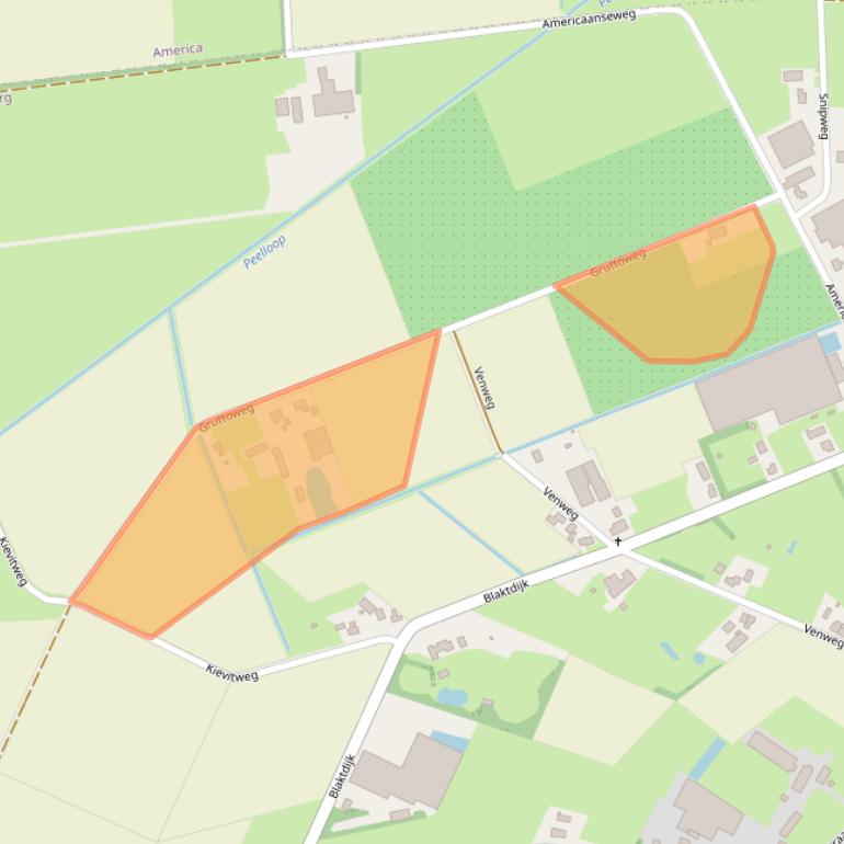 Kaart van postcodegebied 5976NC.