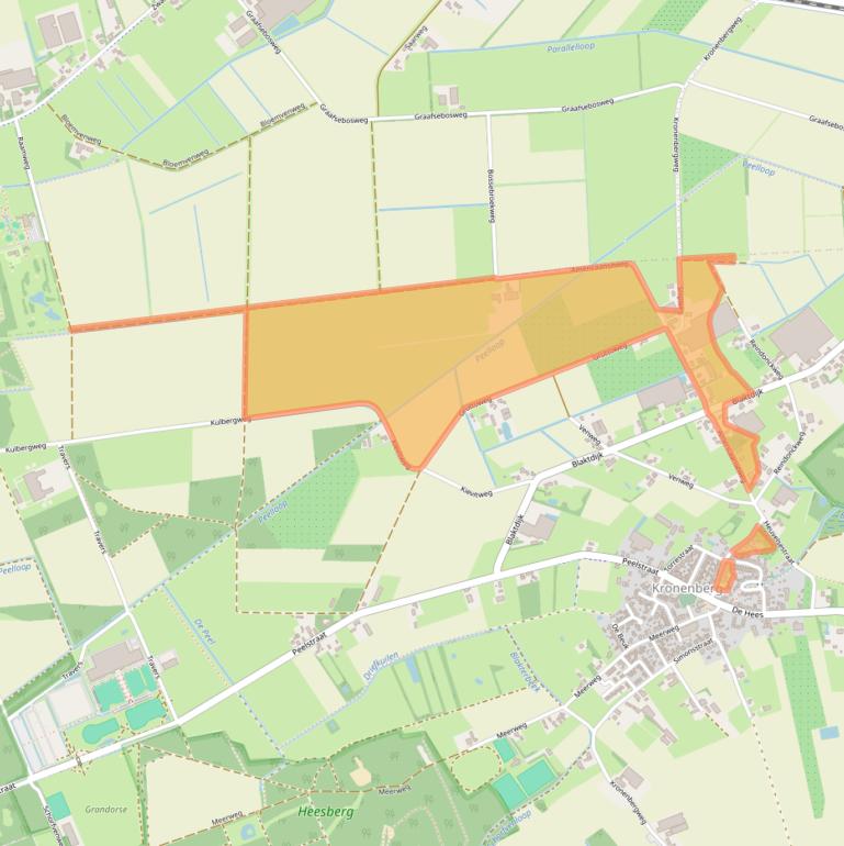 Kaart van postcodegebied 5976NE.