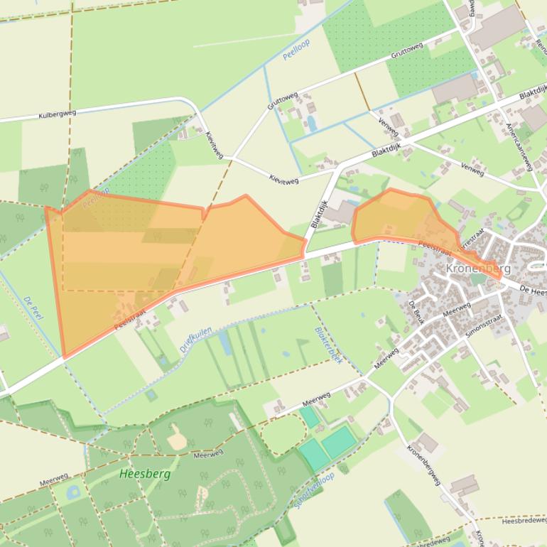 Kaart van postcodegebied 5976NL.