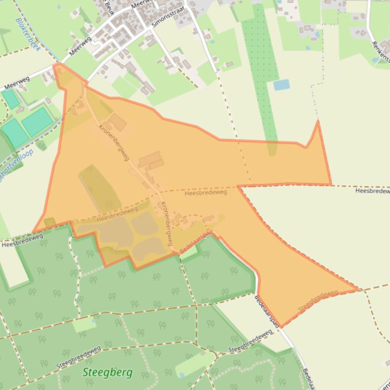 Kaart van postcodegebied 5976NV.