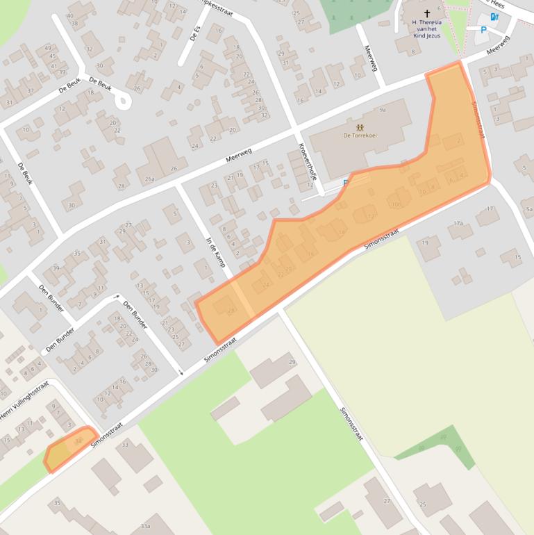 Kaart van postcodegebied 5976NX.