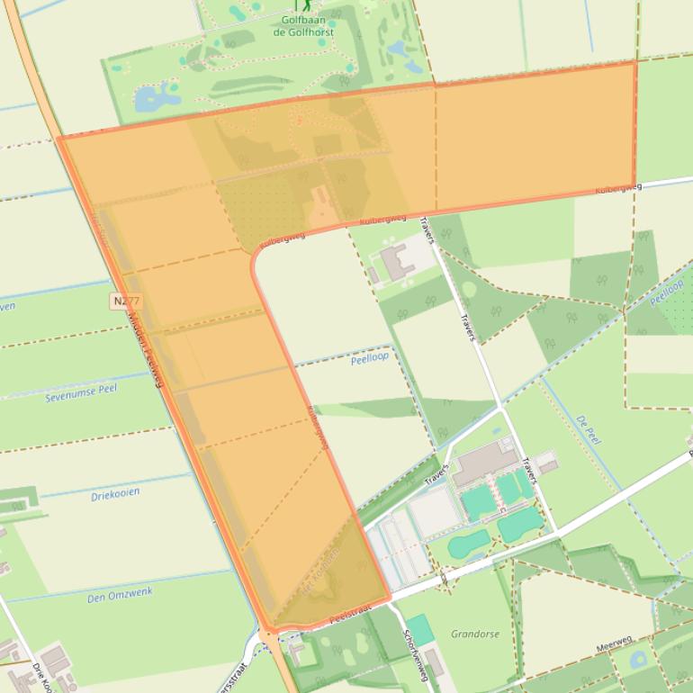 Kaart van postcodegebied 5976PC.