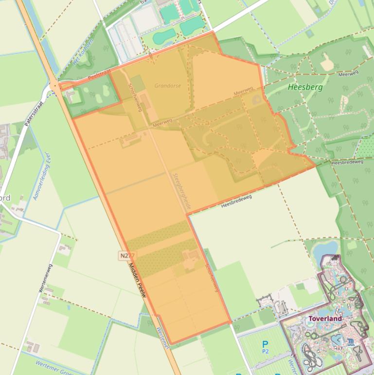 Kaart van postcodegebied 5976PJ.