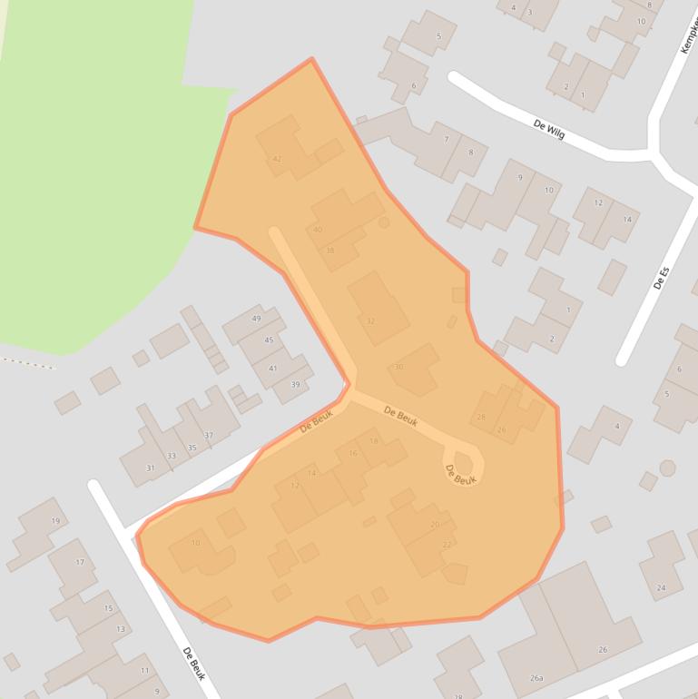 Kaart van postcodegebied 5976PP.