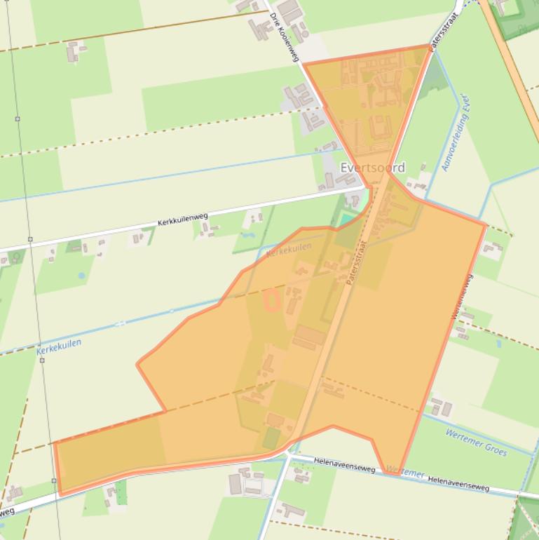 Kaart van postcodegebied 5977NM.