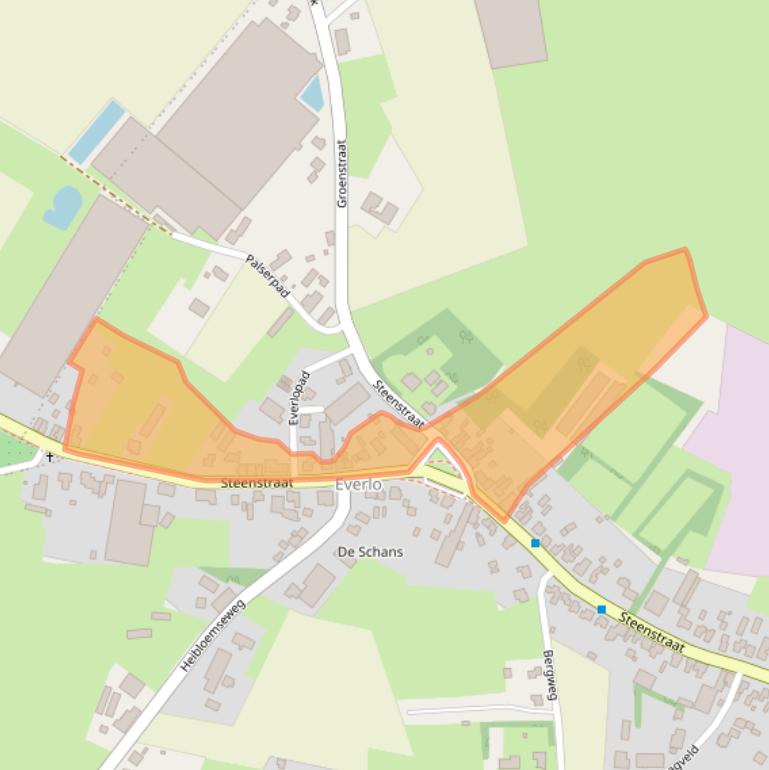 Kaart van postcodegebied 5981AG.