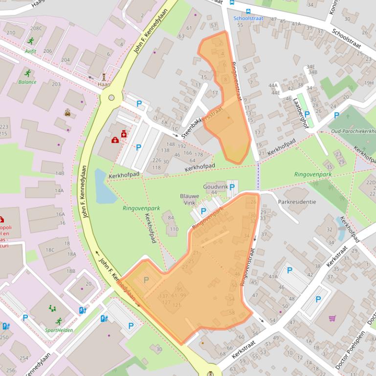 Kaart van postcodegebied 5981AL.