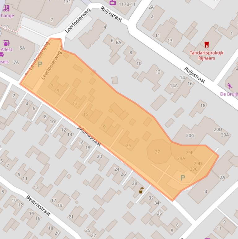 Kaart van postcodegebied 5981AV.