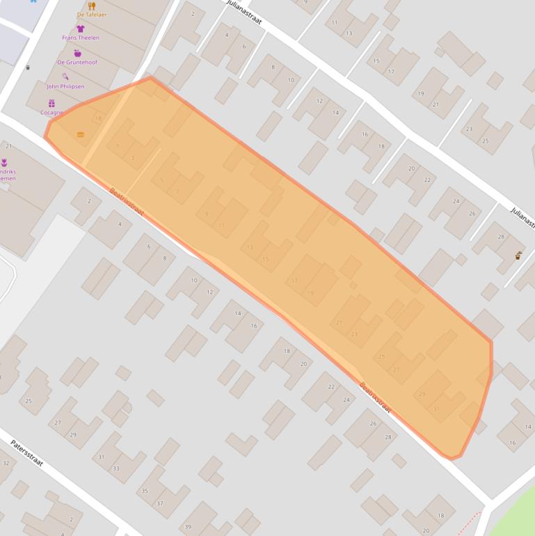 Kaart van postcodegebied 5981AX.