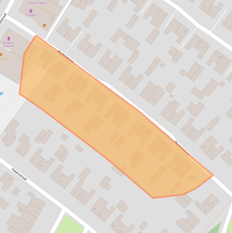 Kaart van postcodegebied 5981AZ.