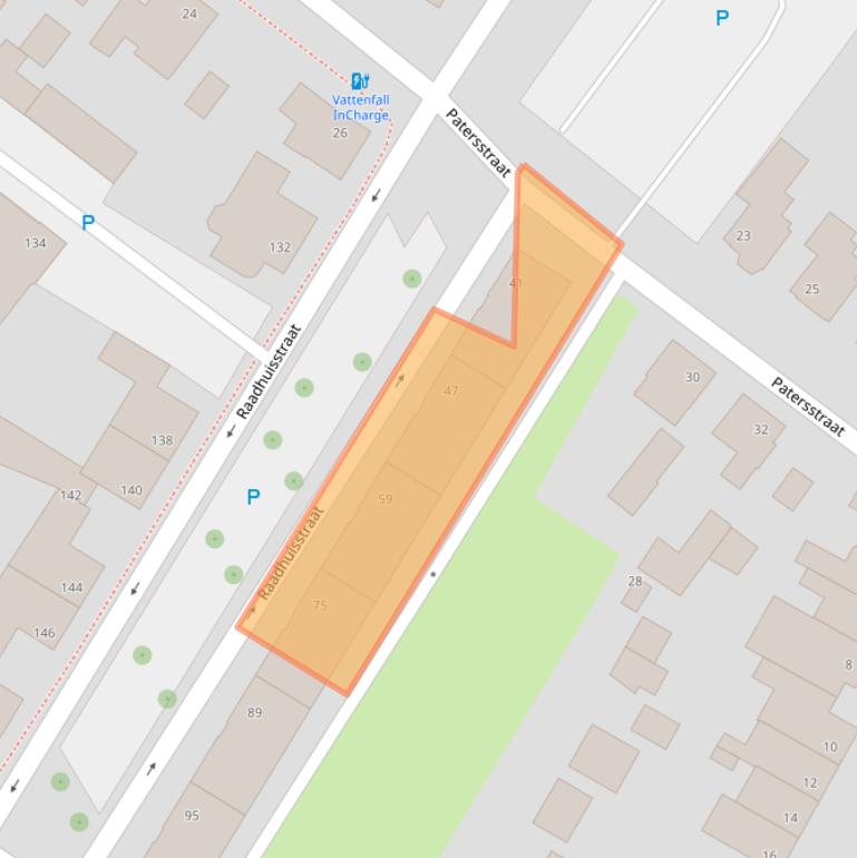 Kaart van postcodegebied 5981BB.