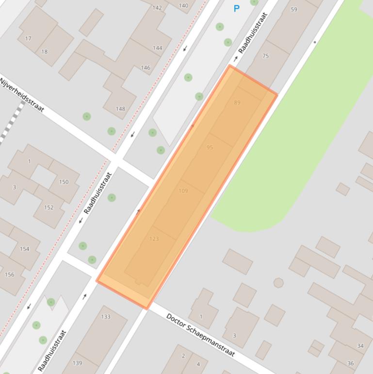 Kaart van postcodegebied 5981BC.