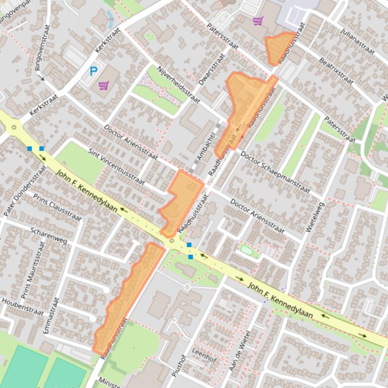 Kaart van postcodegebied 5981BJ.