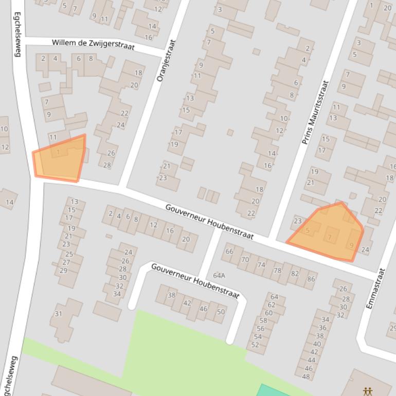 Kaart van postcodegebied 5981BK.