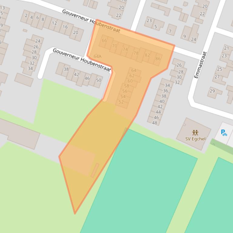 Kaart van postcodegebied 5981BM.