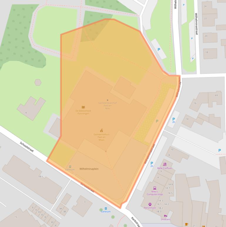 Kaart van postcodegebied 5981CC.