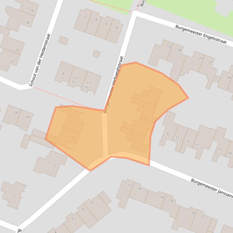 Kaart van postcodegebied 5981DG.