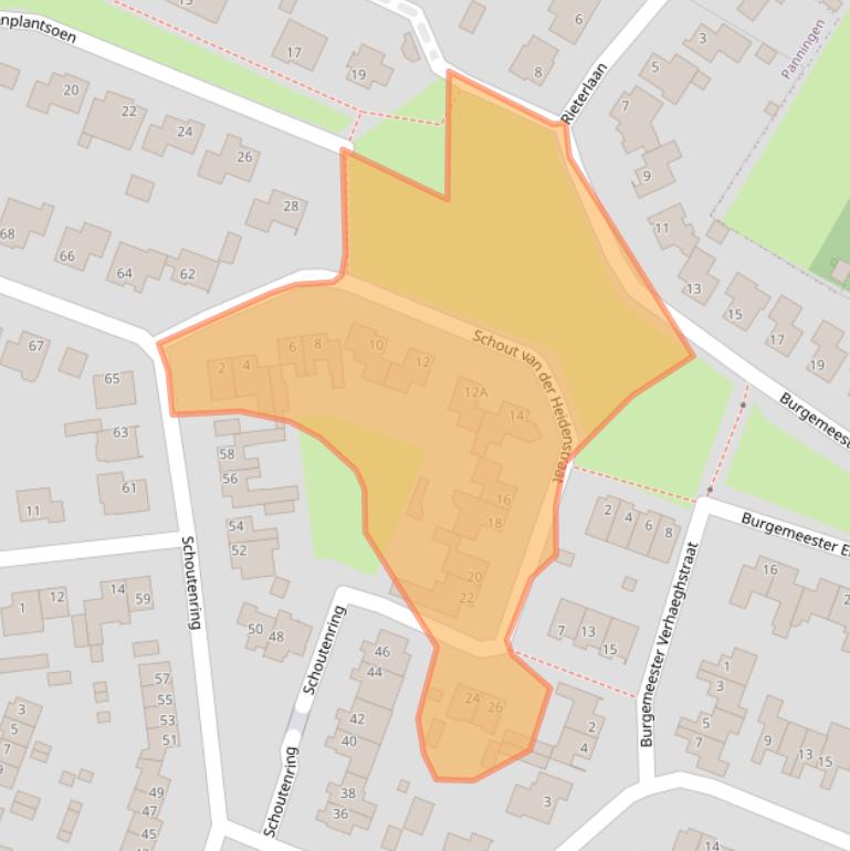 Kaart van postcodegebied 5981DP.