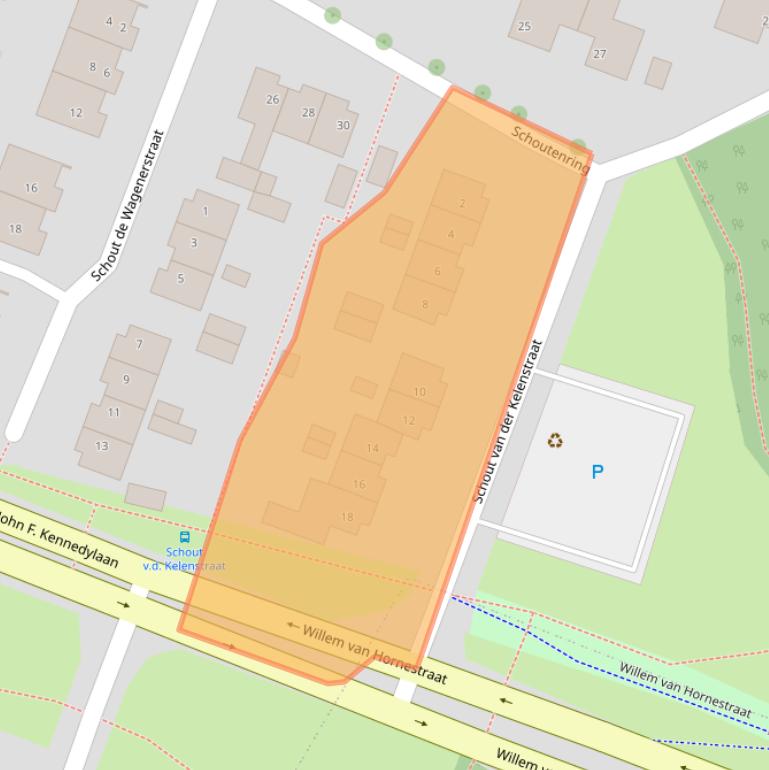 Kaart van postcodegebied 5981EG.