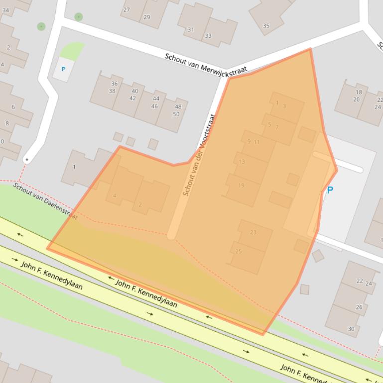 Kaart van postcodegebied 5981EJ.