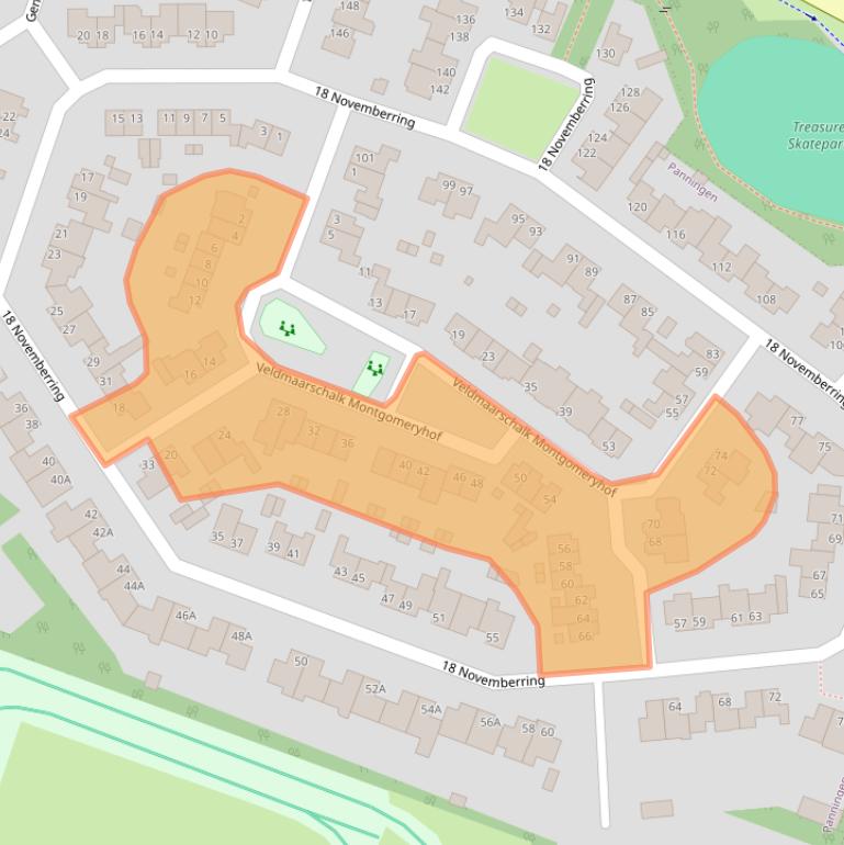 Kaart van postcodegebied 5981ER.