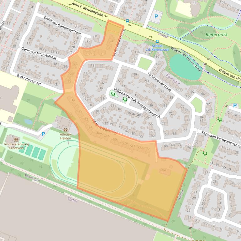 Kaart van postcodegebied 5981EW.