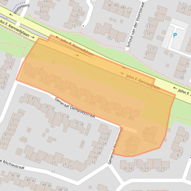 Kaart van postcodegebied 5981GB.