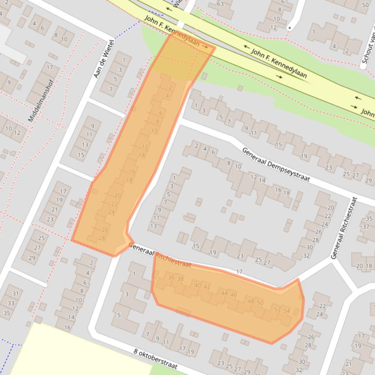 Kaart van postcodegebied 5981GC.